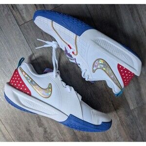 Nike Air Zoom Cut 3 GT Low All-Star FJ7012-100 7Y Red White Blue Gold NEW Shoes